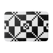Minimalistische Geometrie Badematte (Vorderseite)