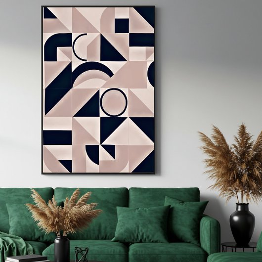 Minimalistische Geometrie Leinwanddruck