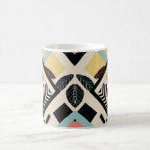 Minimalistische Geometrie: Musterdesign Kaffeetasse (Mittel)