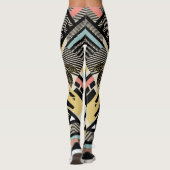 Minimalistische Geometrie: Musterdesign Leggings (Rückseite)