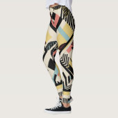 Minimalistische Geometrie: Musterdesign Leggings (Links)