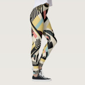 Minimalistische Geometrie: Musterdesign Leggings (Rechts)