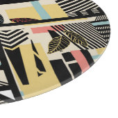 Minimalistische Geometrie: Musterdesign Schneidebrett (Ecke)