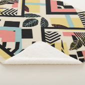 Minimalistische Geometrie: Musterdesign Sherpadecke (3/4)
