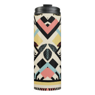 Minimalistische Geometrie: Musterdesign Thermosbecher