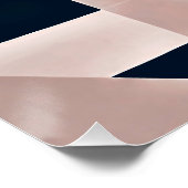 Minimalistische Geometrie Poster (Ecke)