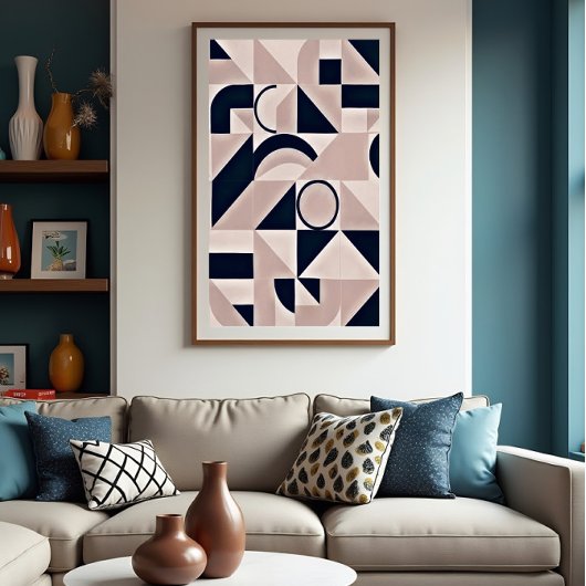 Minimalistische Geometrie Poster
