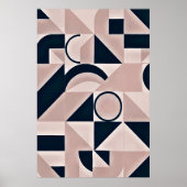 Minimalistische Geometrie Poster (Vorne)