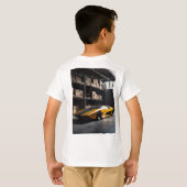 Minimalistische Geometrie: Rick Owens' Brutalist R T-Shirt (Schwarz voll)