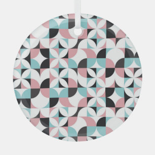 Minimalistische Geometrie, skandinavische Kunst. Ornament Aus Glas