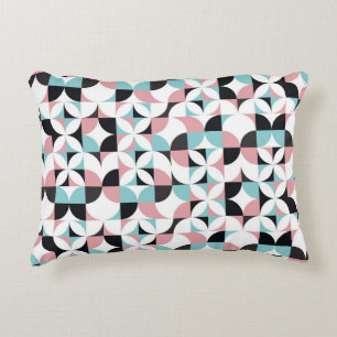 Minimalistische Geometrie, skandinavische Kunstwer Dekokissen