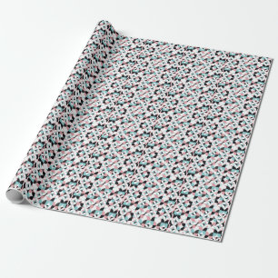 Minimalistische Geometrie, skandinavische Kunstwer Geschenkpapier