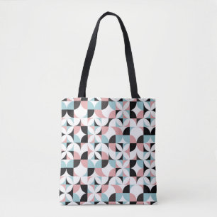 Minimalistische Geometrie, skandinavische Kunstwer Tasche