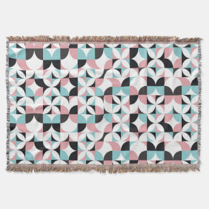 Minimalistische Geometrie, skandinavisches Kunstwe Decke