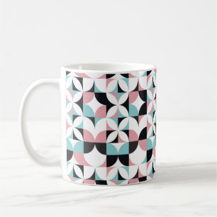 Minimalistische Geometrie, skandinavisches Kunstwe Kaffeetasse