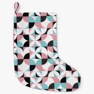 Minimalistische Geometrie, skandinavisches Kunstwe Kleiner Weihnachtsstrumpf