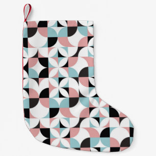 Minimalistische Geometrie, skandinavisches Kunstwe Kleiner Weihnachtsstrumpf