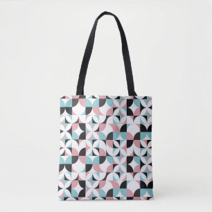 Minimalistische Geometrie, skandinavisches Kunstwe Tasche