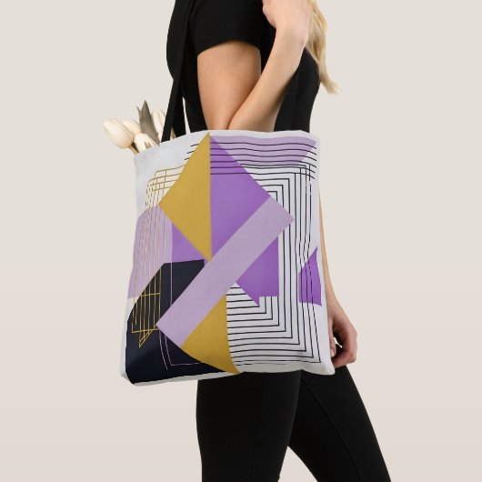 Minimalistische geometrische Elemente Tasche (Von Nahem)