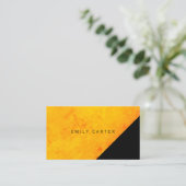 Minimalistische geometrische Farbstruktur Visitenkarte (Stehend Vorderseite)