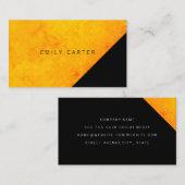 Minimalistische geometrische Farbstruktur Visitenkarte (Vorne/Hinten)