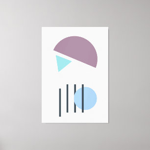 Minimalistische geometrische Kunst Leinwanddruck