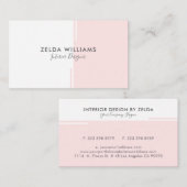 Minimalistische geometrische Linien, Linien und Fo Visitenkarte (Vorne/Hinten)