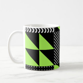 Minimalistische geometrische, skandinavische Vinta Kaffeetasse