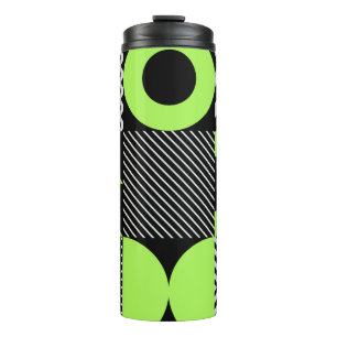 Minimalistische geometrische, skandinavische Vinta Thermosbecher