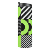 Minimalistische geometrische, skandinavische Vinta Thermosbecher (Nach rechts gedreht)