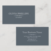 Minimalistische Geschäftskarte Visitenkarte (Vorne/Hinten)