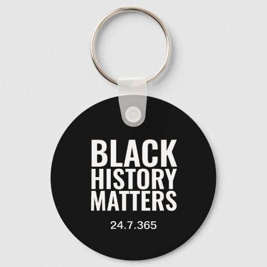 Minimalistische GESCHICHTE 24 7 365 BHM Schlüsselanhänger (Vorderseite)