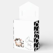 Minimalistische geschlechtsneutrale Babydusche Geschenkschachtel (Geöffnet)