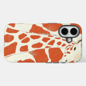 Minimalistische Giraffe Print Phone Case (Rückseite (Horizontal))