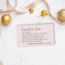Minimalistische Girl Pale Pink Books for Baby
