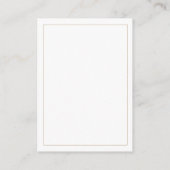 Minimalistische Gold-Bücher für die Kinderkarte Begleitkarte (Rückseite)