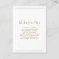 Minimalistische Gold-Bücher für die Kinderkarte