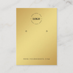 Minimalistische Goldauszeichnung für Ihr Logo Visitenkarte