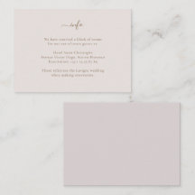 Minimalistische Goldblush-Hochzeitshotel - Details