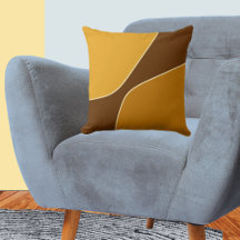 Minimalistische goldgelbe und braune Quarterformen