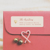 Minimalistische Goldherz-Kalligrafie