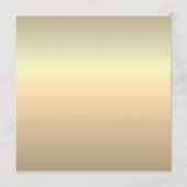 Minimalistische Goldhochzeit Menükarte (Rückseite)