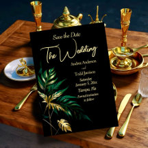 Minimalistische Goldhochzeit