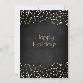 Minimalistische Goldschmiede Einladung (Rückseite)