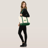 Minimalistische Golf Tote Tasche - Personalisierte (Vorderseite (Model))