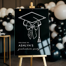 Minimalistische Graduierungspauschale mit Bow-Begr