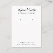 Minimalistische Grafikkarte für elegante Skriptvor