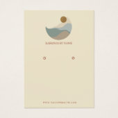 Minimalistische Grafikkarte mit Bildvorlauf (Vorderseite)