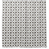 Minimalistische graue Formen Schöne Duschvorhang (Vorderseite)