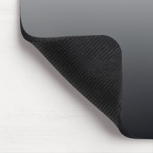 Minimalistische Graue und schwarze Gradient Mousepad (Ecke)